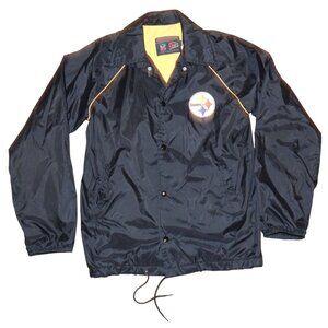 Vintage 70s 80s Pittsburgh Steelers Sears Roebuck Windbreaker Jacket Youth XL